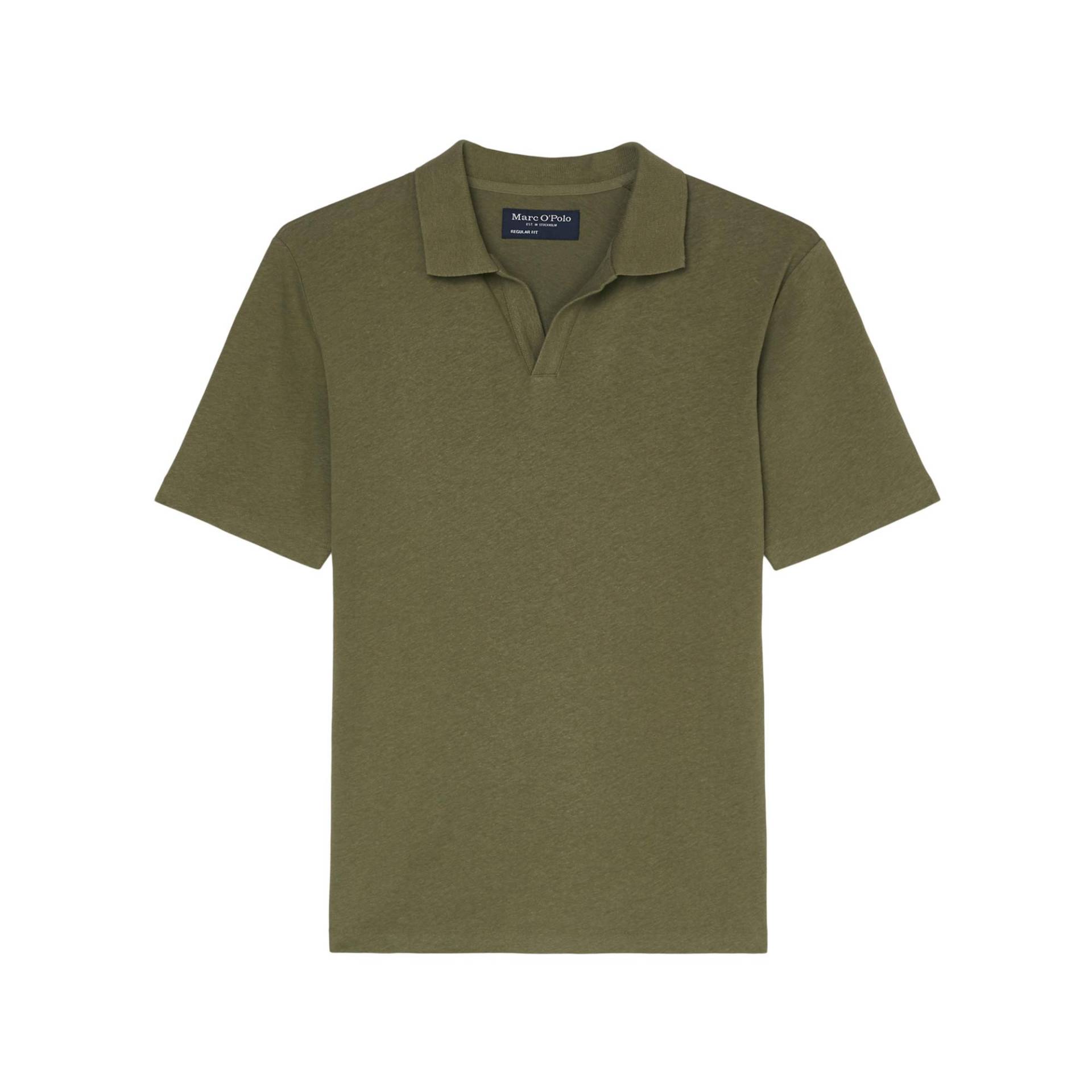 Poloshirt, Kurzarm Herren Grün L von Marc O'Polo