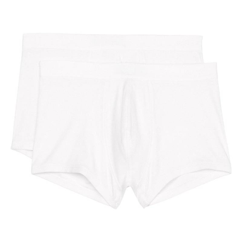 2er Pack Iconic Rib Organic Cotton - Retro Short Pant Herren Weiss S von Marc O'Polo