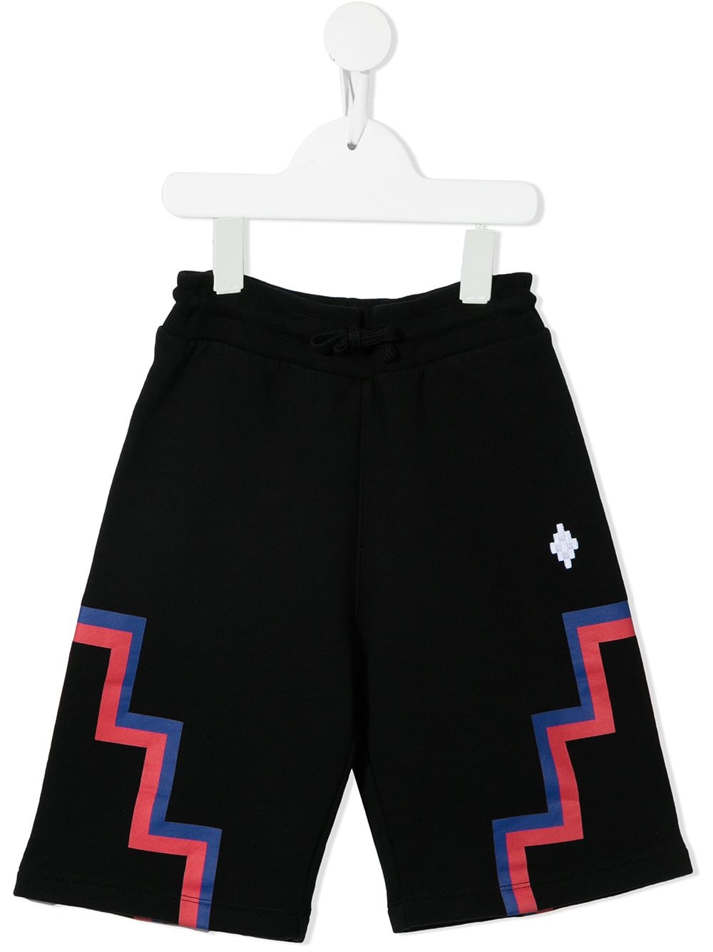 Marcelo Burlon County Of Milan Kids Cross-motif track shorts - Black von Marcelo Burlon County Of Milan Kids