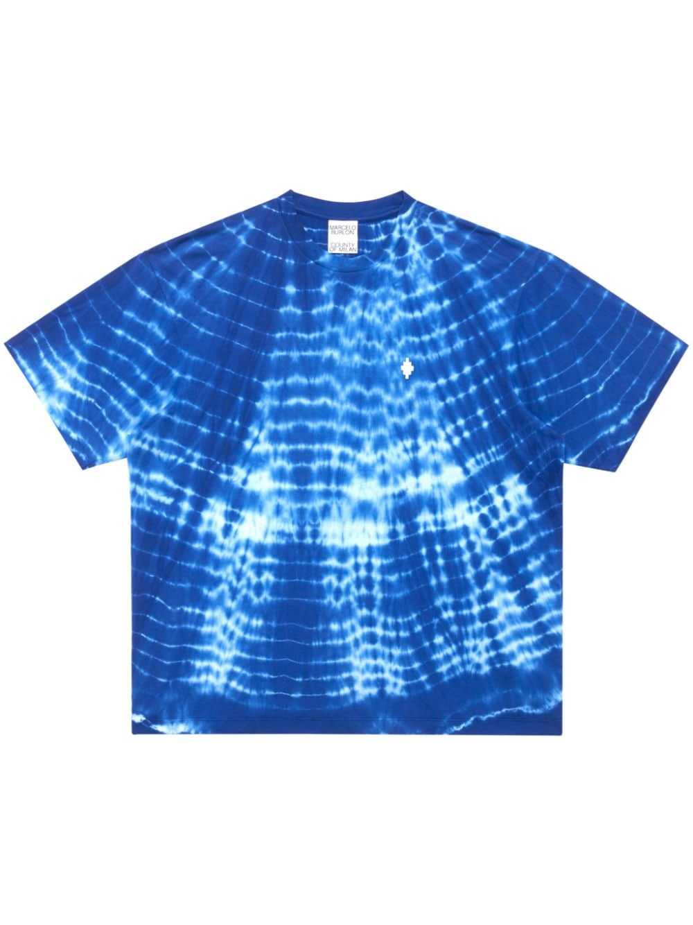 Marcelo Burlon County of Milan AOP Soundwaves-print T-shirt - Blue von Marcelo Burlon County of Milan