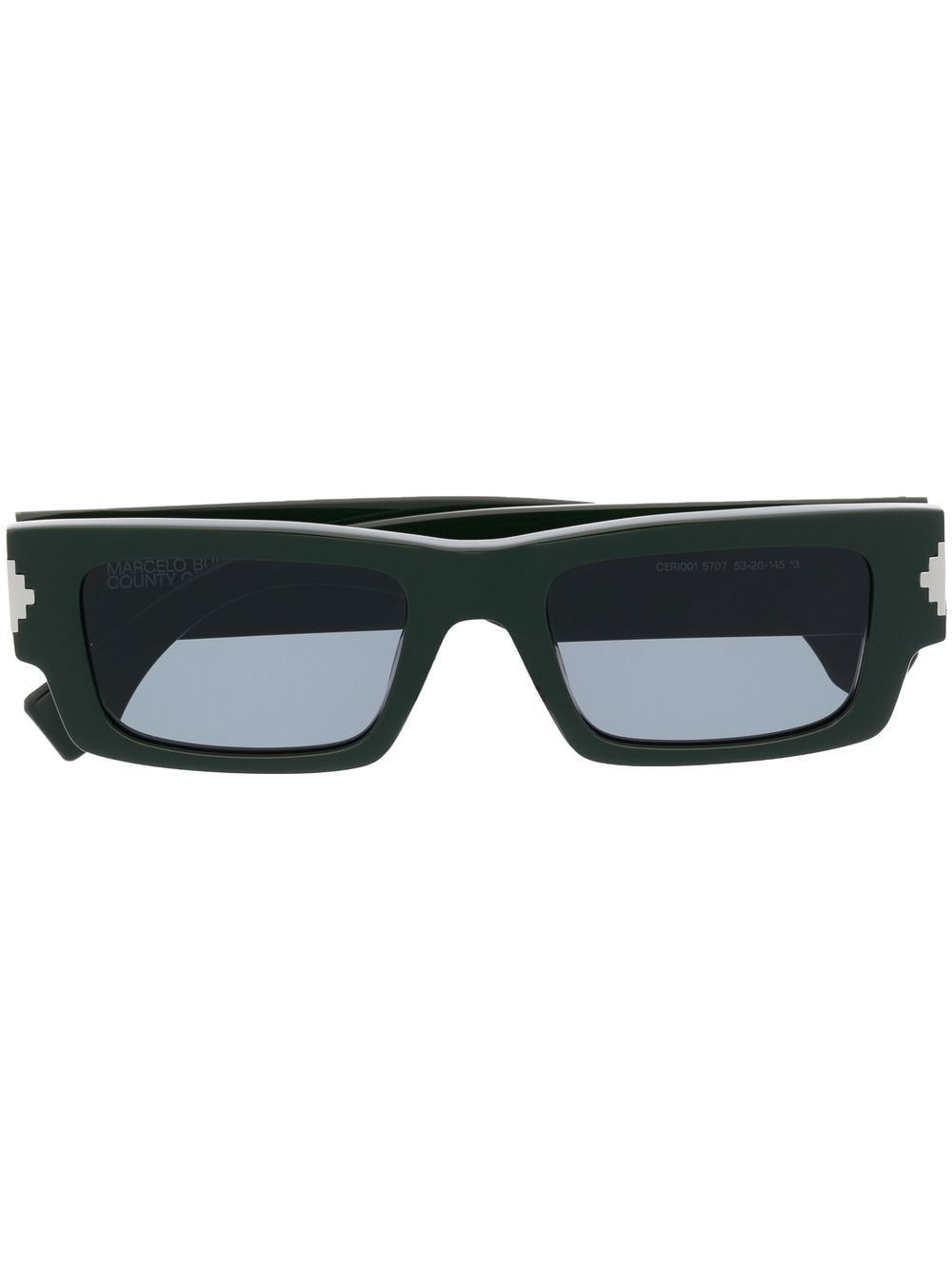 Marcelo Burlon County of Milan Alerce square-frame sunglasses - Green von Marcelo Burlon County of Milan