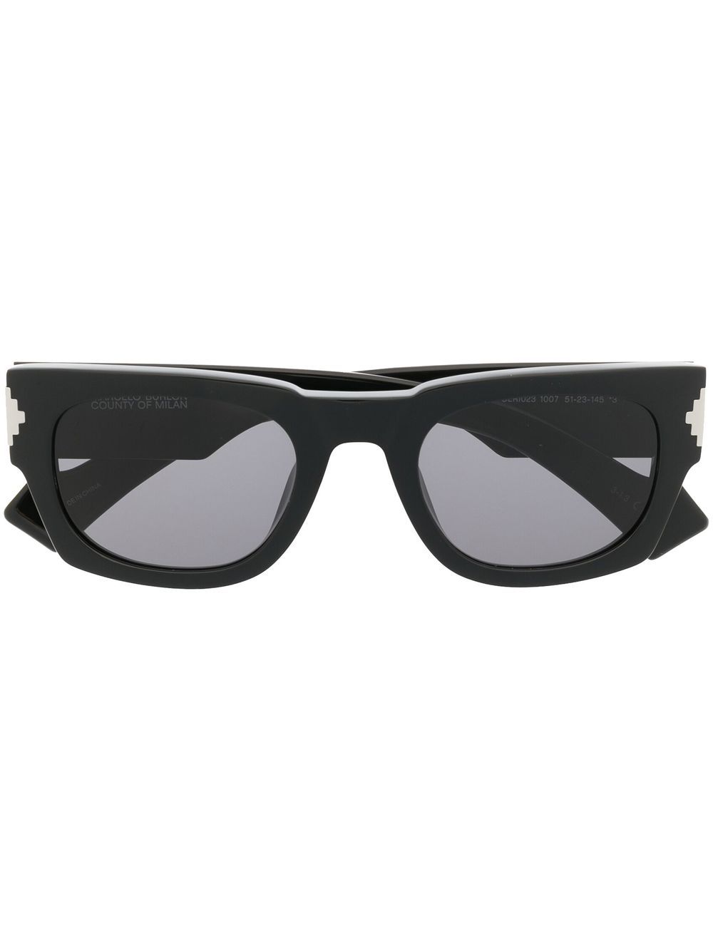 Marcelo Burlon County of Milan Calafate rectangle-frame sunglasses - Black von Marcelo Burlon County of Milan