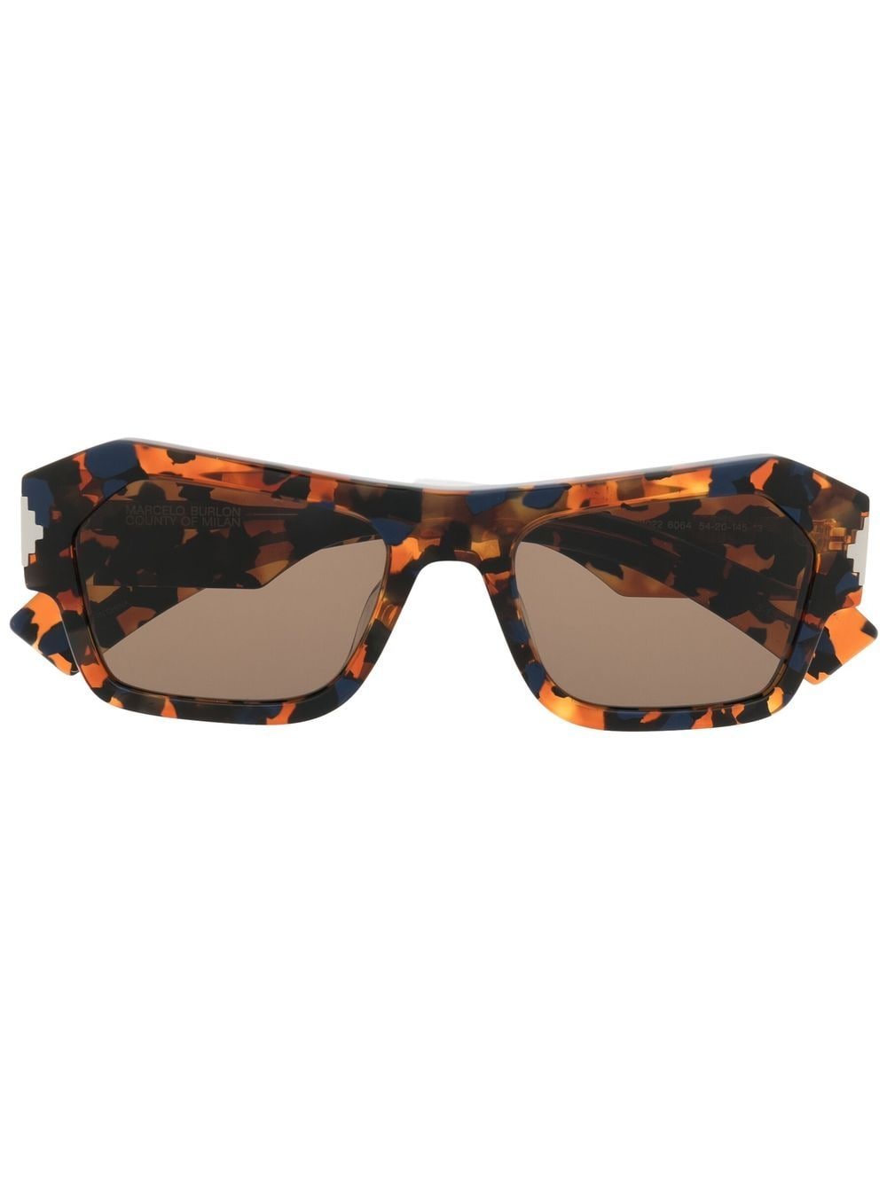 Marcelo Burlon County of Milan Cardo tortoiseshell sunglasses - Brown von Marcelo Burlon County of Milan