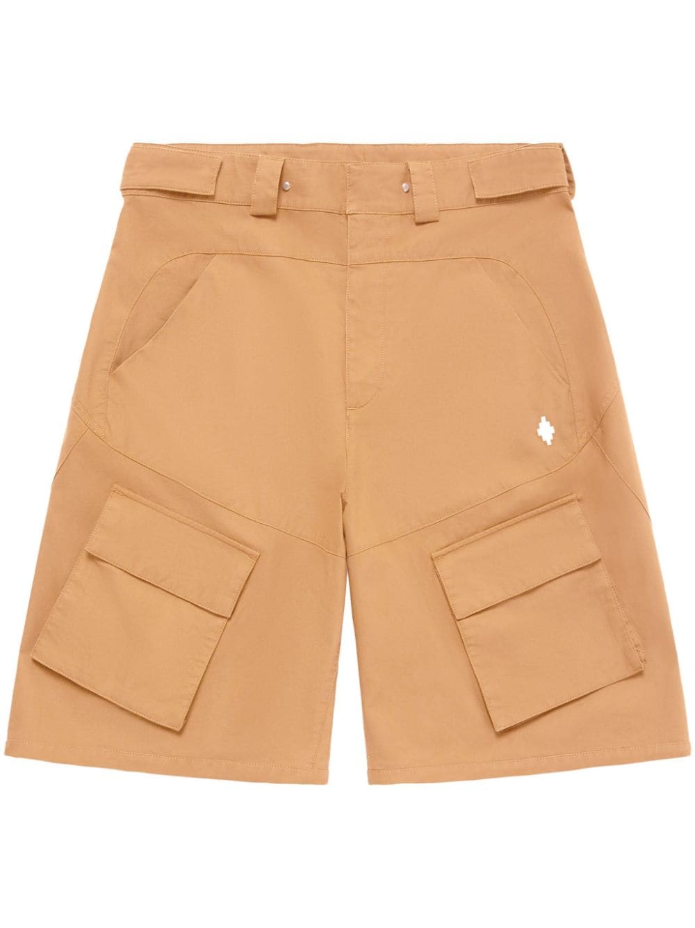 Marcelo Burlon County of Milan Cross-embroidered cargo shorts - Brown von Marcelo Burlon County of Milan