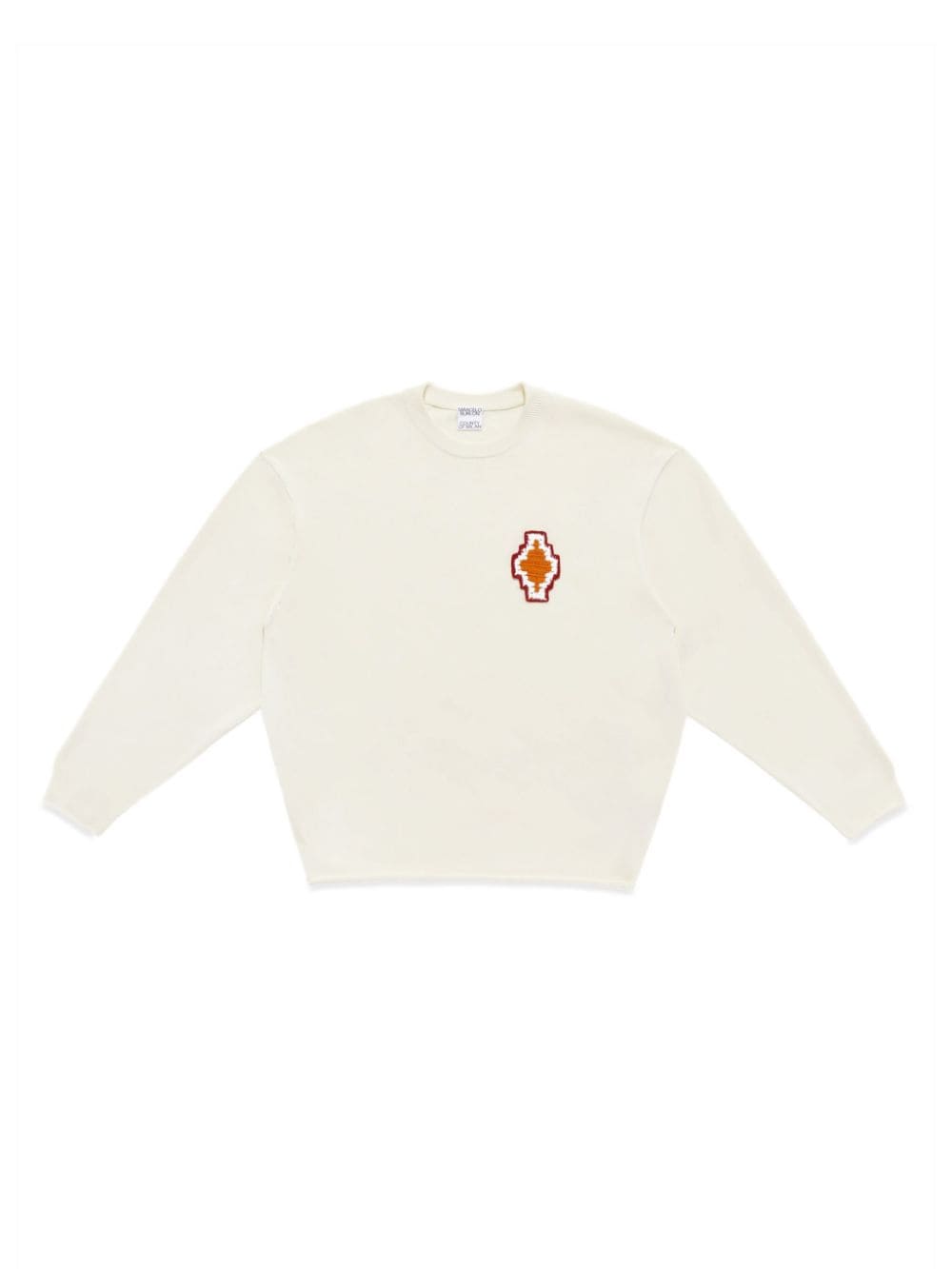 Marcelo Burlon County of Milan Cross-macramé cotton jumper - Neutrals von Marcelo Burlon County of Milan