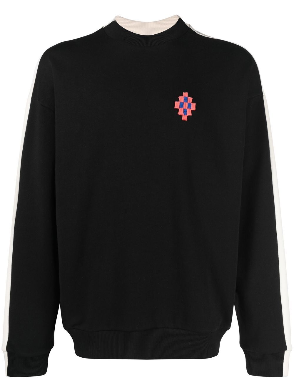 Marcelo Burlon County of Milan Cross-patch cotton sweatshirt - Black von Marcelo Burlon County of Milan