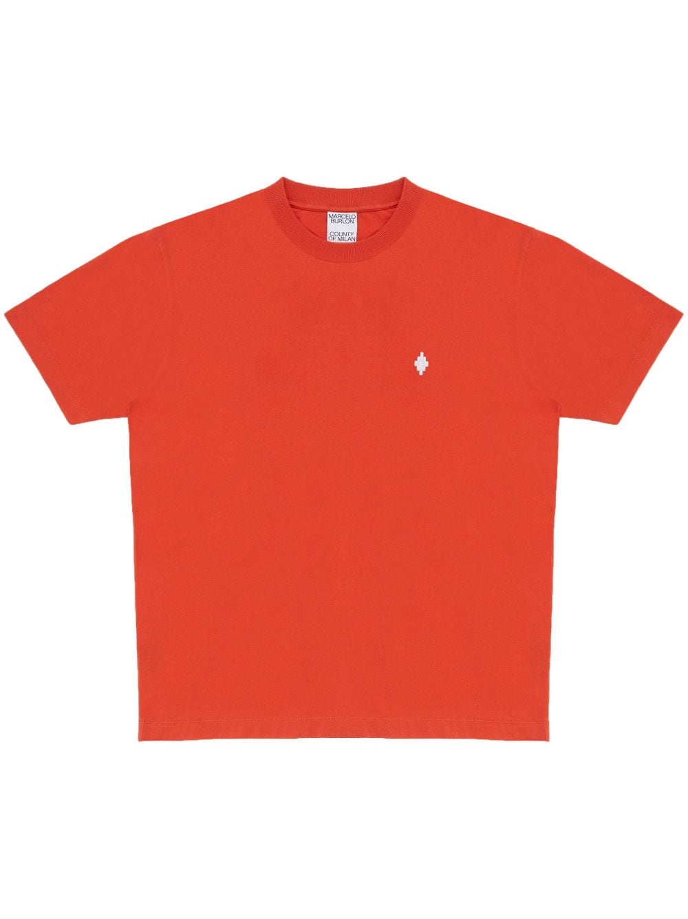 Marcelo Burlon County of Milan Cross short-sleeve cotton T-shirt - Orange von Marcelo Burlon County of Milan