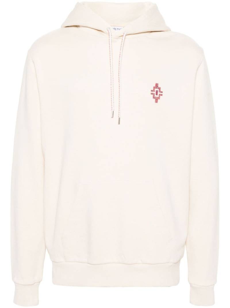 Marcelo Burlon County of Milan Graffiti Cross cotton hoodie - Neutrals von Marcelo Burlon County of Milan