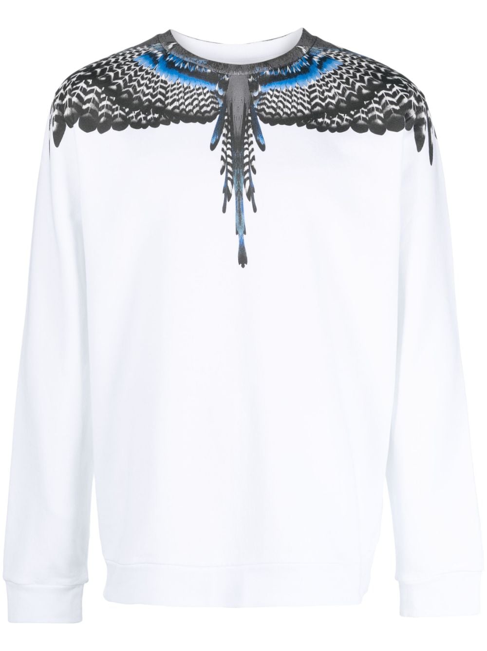 Marcelo Burlon County of Milan Grizzly Wings organic cotton sweatshirt - White von Marcelo Burlon County of Milan