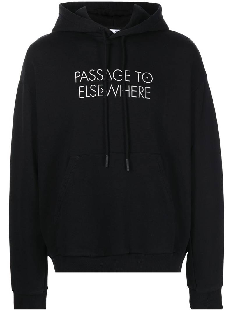 Marcelo Burlon County of Milan Satellite cross over hoodie - Black von Marcelo Burlon County of Milan