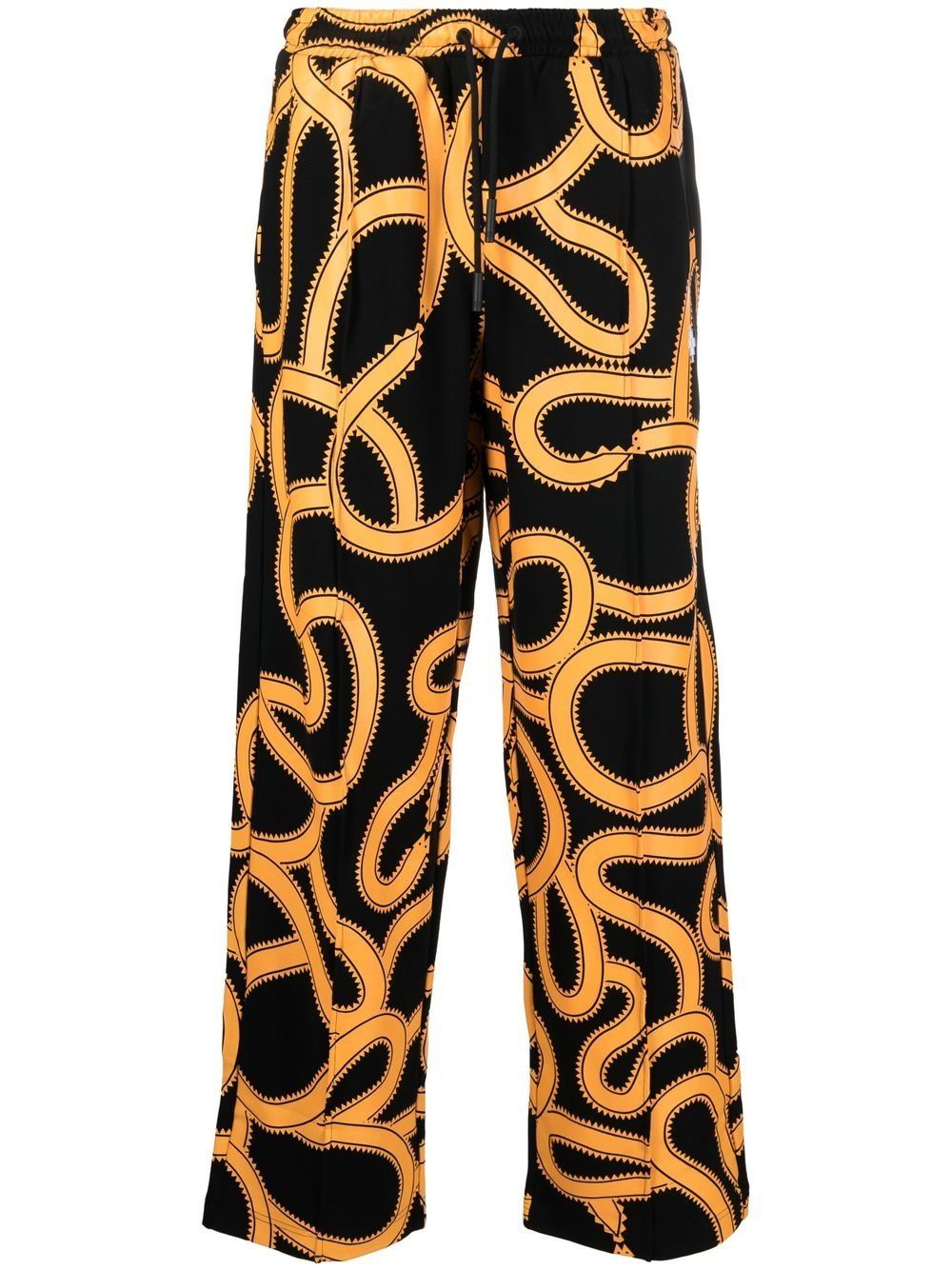 Marcelo Burlon County of Milan Snake-print track pants - Black von Marcelo Burlon County of Milan