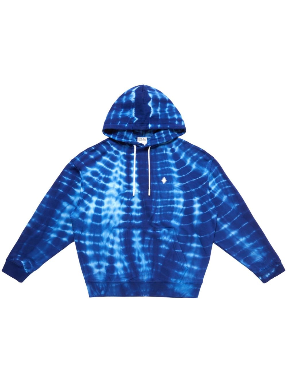 Marcelo Burlon County of Milan Soundwaves cotton hoodie - Blue von Marcelo Burlon County of Milan