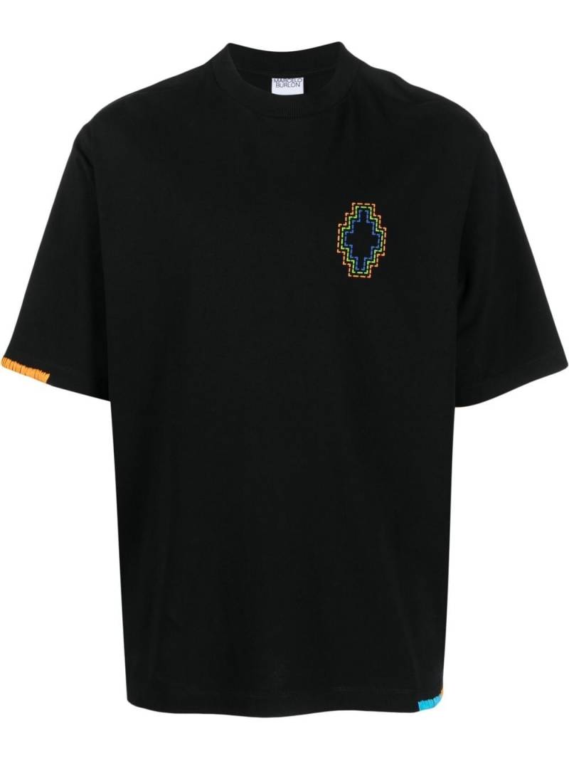 Marcelo Burlon County of Milan Stitch Cross cotton T-shirt - Black von Marcelo Burlon County of Milan