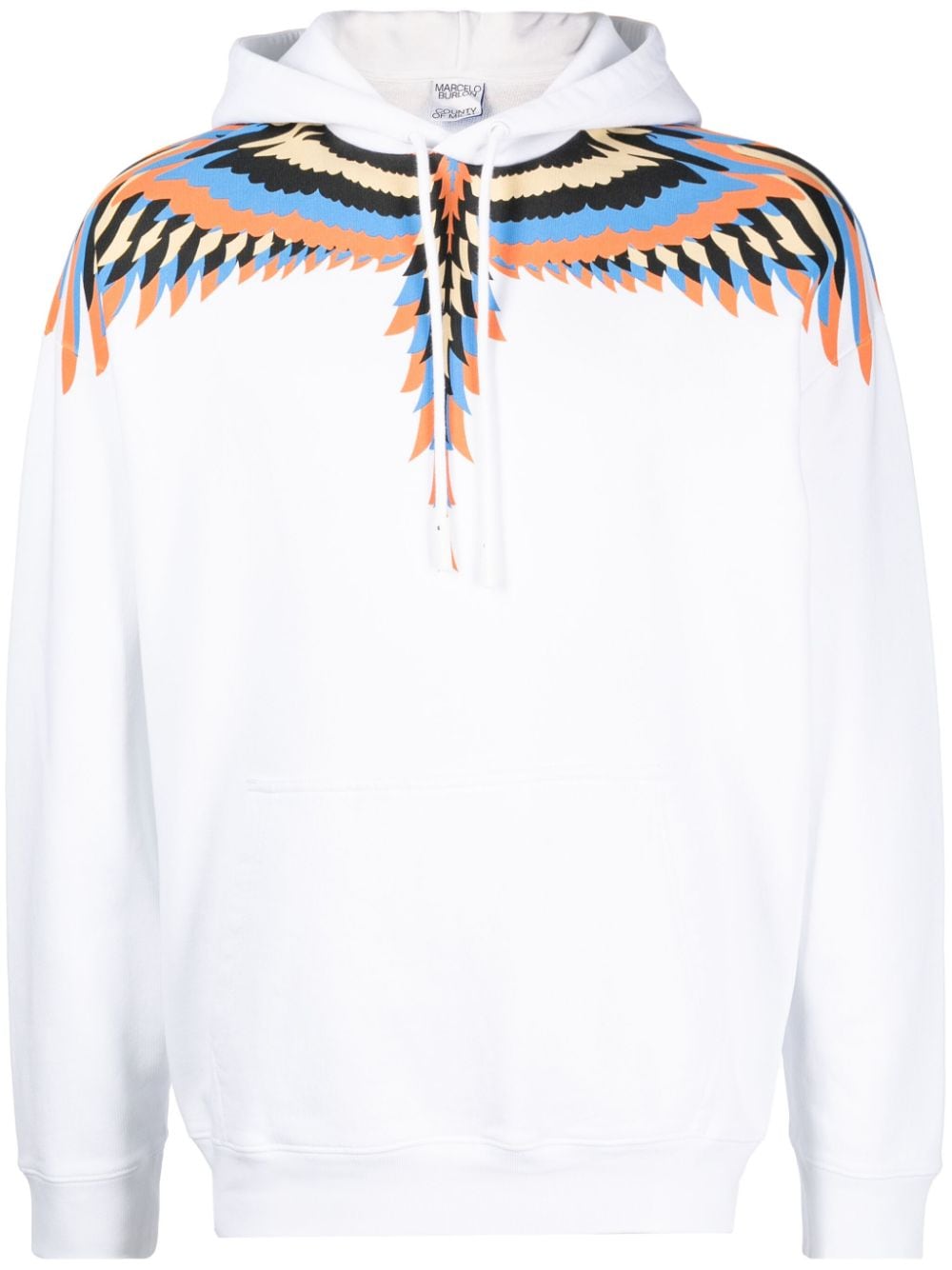 Marcelo Burlon County of Milan Wings-print cotton hoodie - White von Marcelo Burlon County of Milan