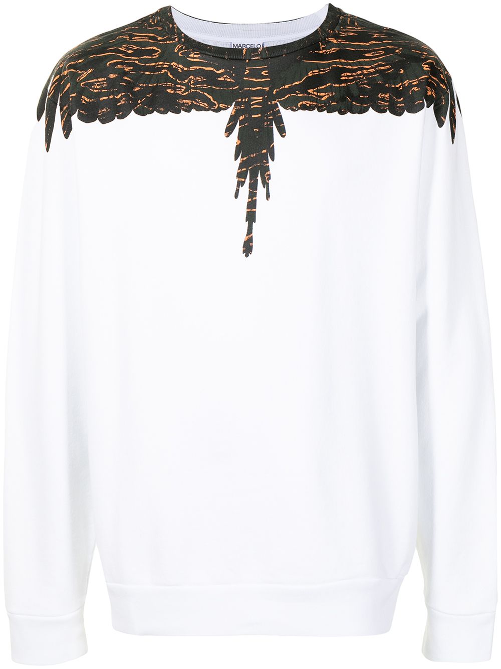 Marcelo Burlon County of Milan Wings-print long-sleeve T-shirt - White von Marcelo Burlon County of Milan