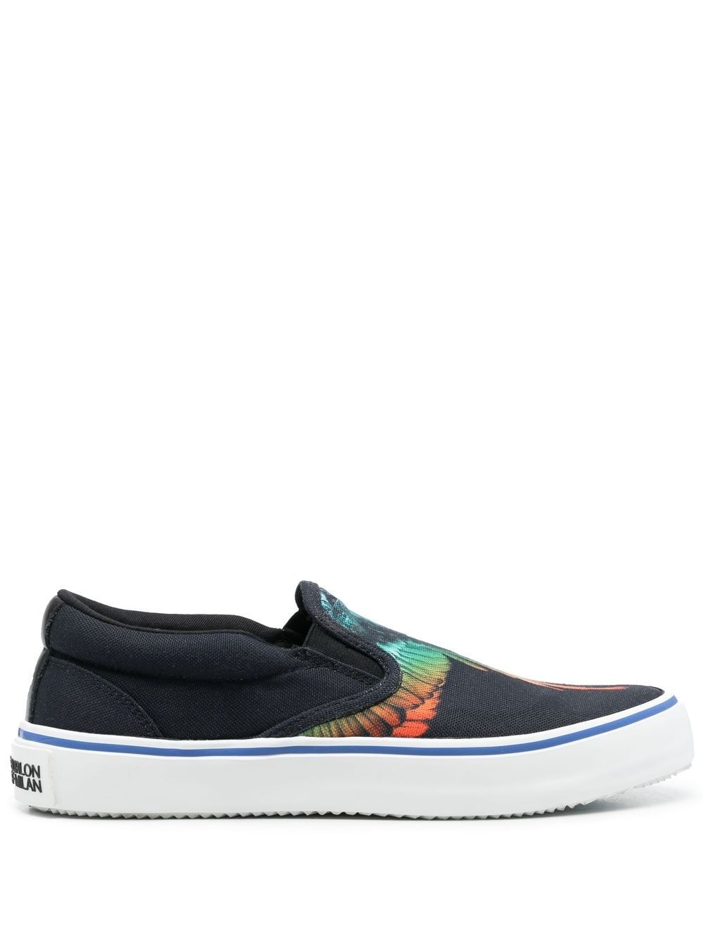 Marcelo Burlon County of Milan Wings-print slip-on sneakers - Black von Marcelo Burlon County of Milan