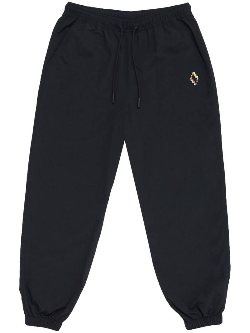 Marcelo Burlon County of Milan cross-embroidered track pants - Black von Marcelo Burlon County of Milan