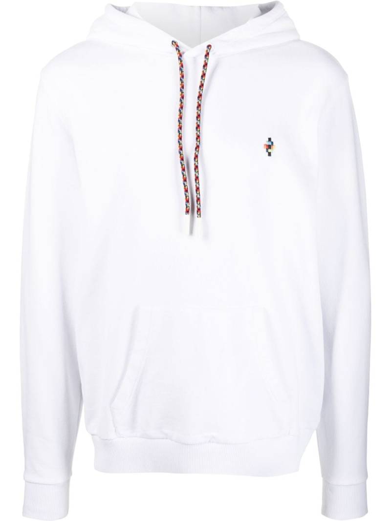 Marcelo Burlon County of Milan embroidered-logo hoodie - White von Marcelo Burlon County of Milan
