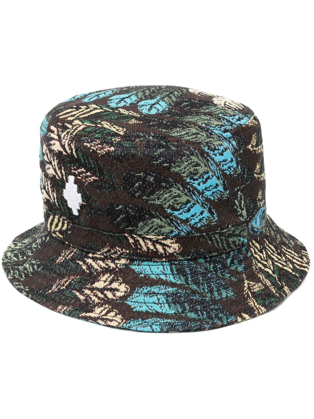 Marcelo Burlon County of Milan feather-motif bucket hat - Brown von Marcelo Burlon County of Milan