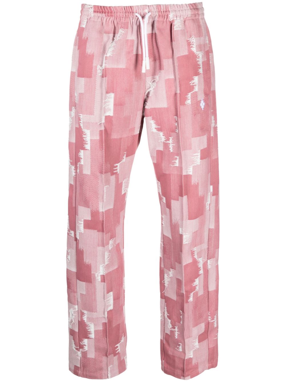 Marcelo Burlon County of Milan geometric-print wide-leg trousers - Pink von Marcelo Burlon County of Milan