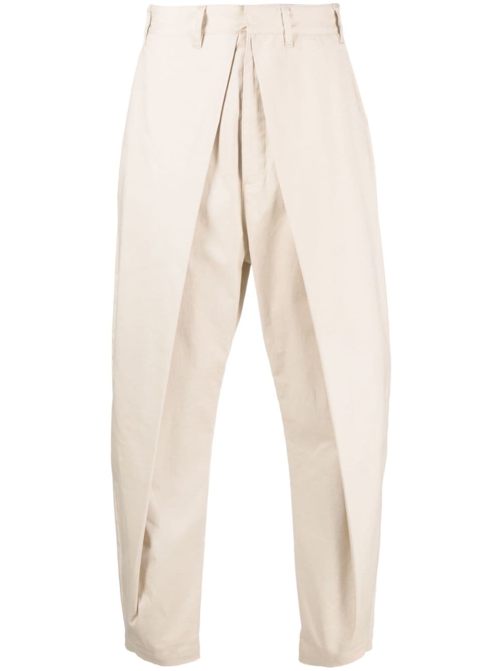 Marcelo Burlon County of Milan layered tapered trousers - Neutrals von Marcelo Burlon County of Milan