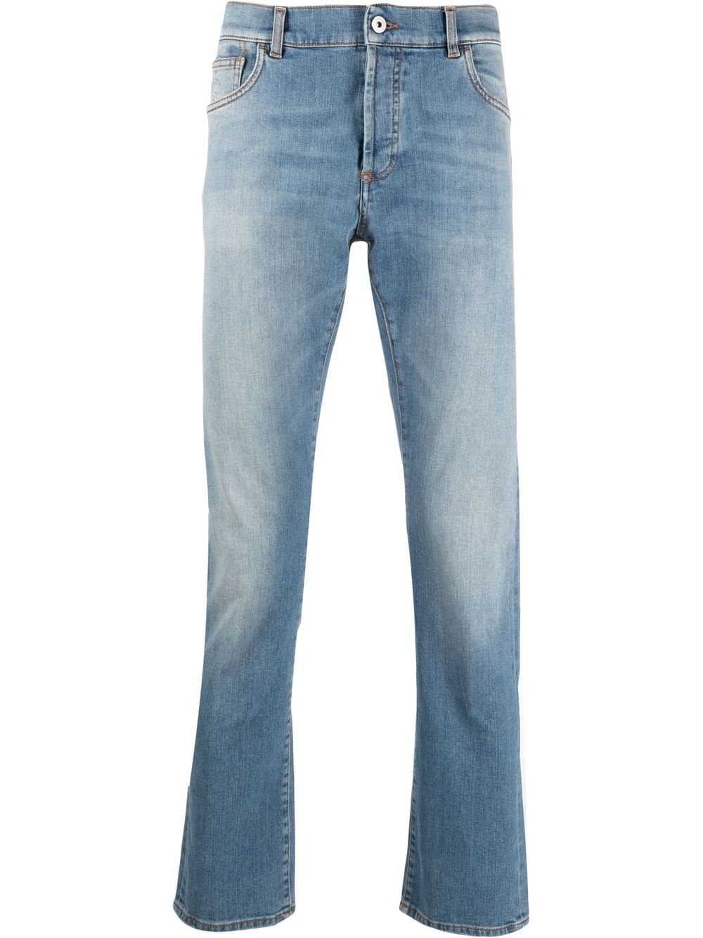 Marcelo Burlon County of Milan mid-rise straight-leg jeans - Blue von Marcelo Burlon County of Milan