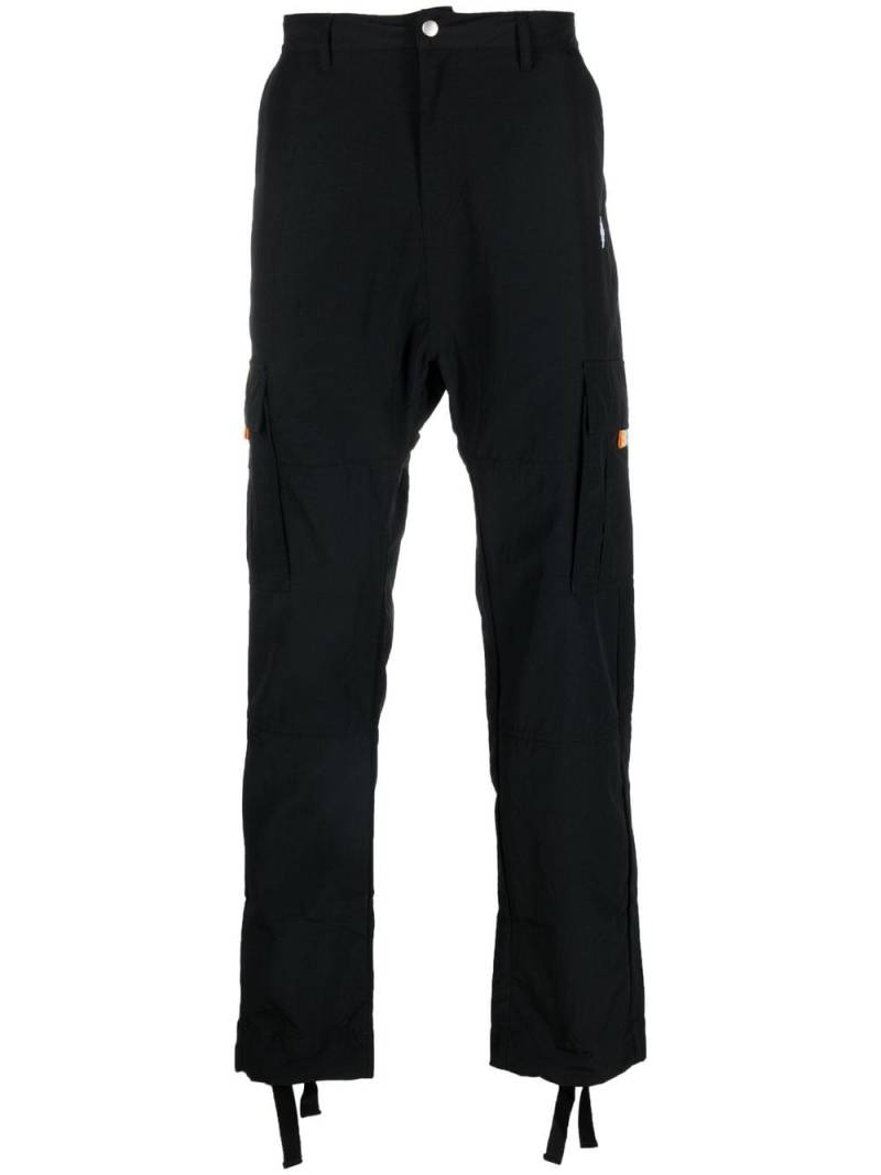 Marcelo Burlon County of Milan straight-leg cargo trousers - Black von Marcelo Burlon County of Milan