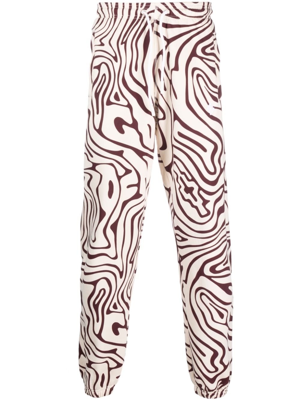 Marcelo Burlon County of Milan swirl-print cotton track pants - Red von Marcelo Burlon County of Milan