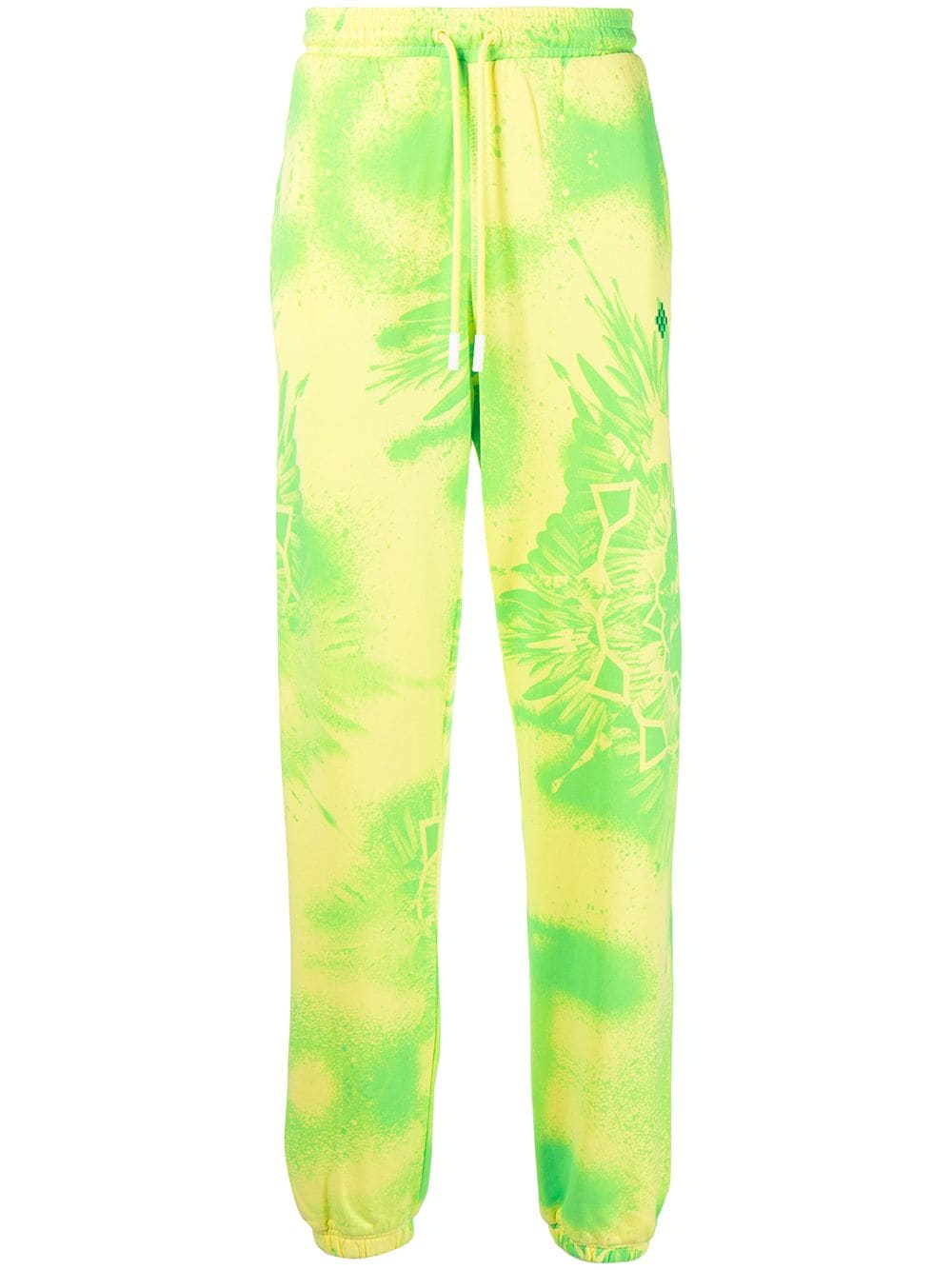 Marcelo Burlon County of Milan tie-dye track pants - Yellow von Marcelo Burlon County of Milan