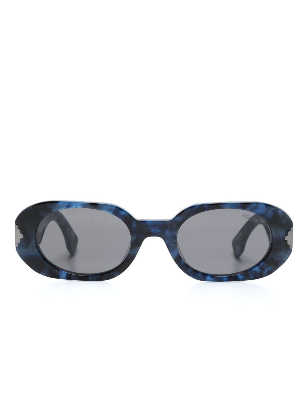 Marcelo Burlon County of Milan tortoiseshell oval-frame sunglasses - Blue von Marcelo Burlon County of Milan