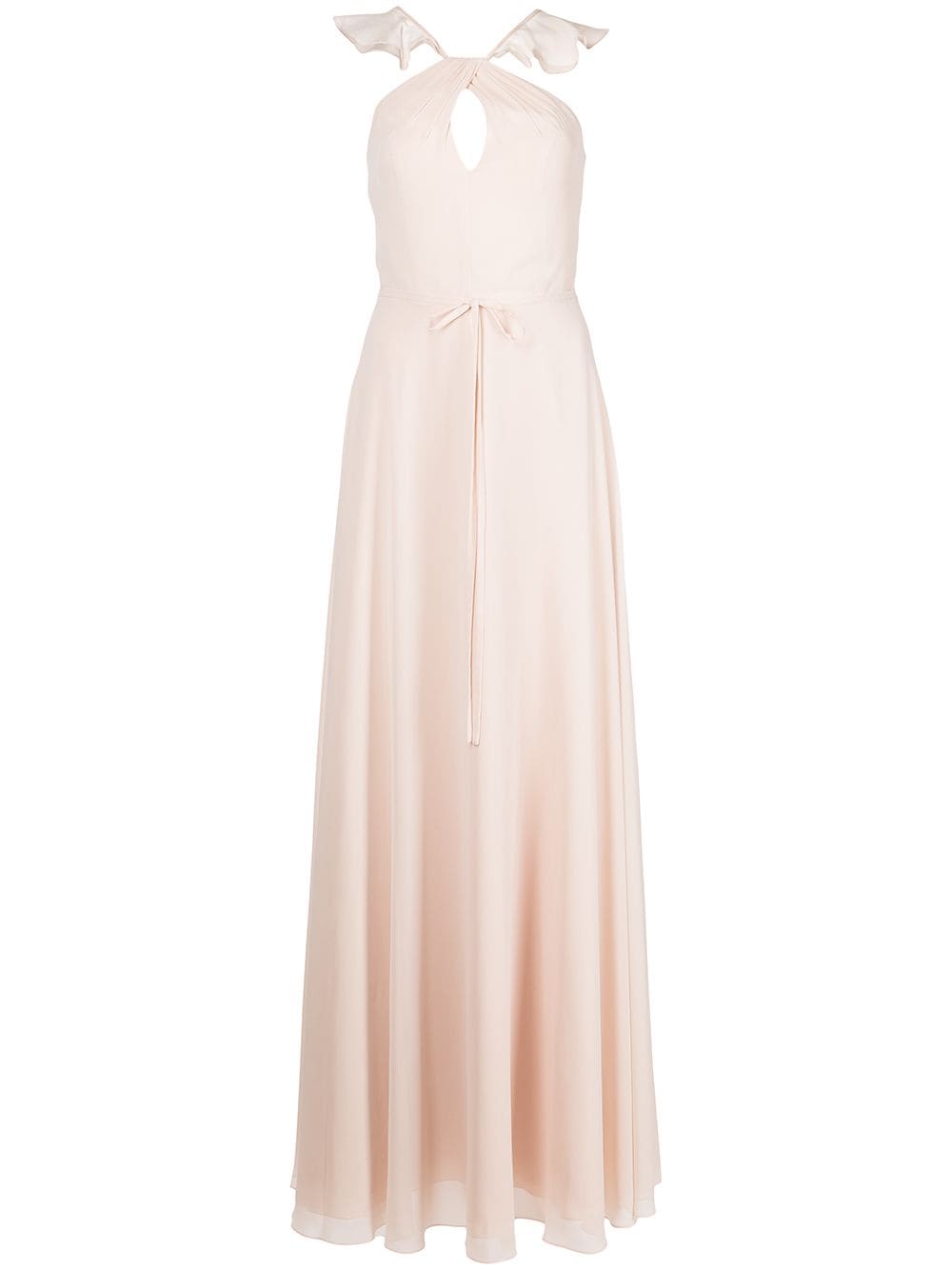 Marchesa Notte Bridesmaids ruffle halter-neck gown - Pink von Marchesa Notte Bridesmaids