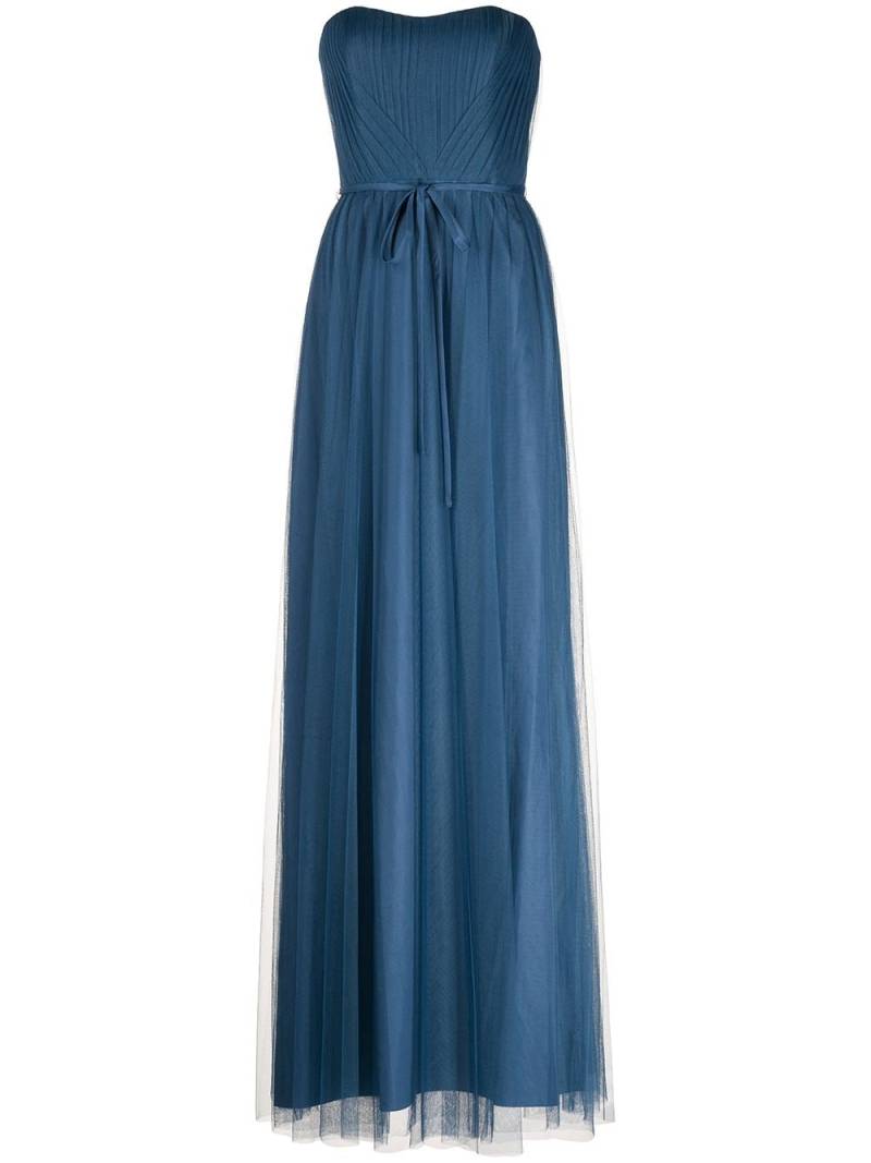 Marchesa Notte Bridesmaids strapless tulle gown - Blue von Marchesa Notte Bridesmaids
