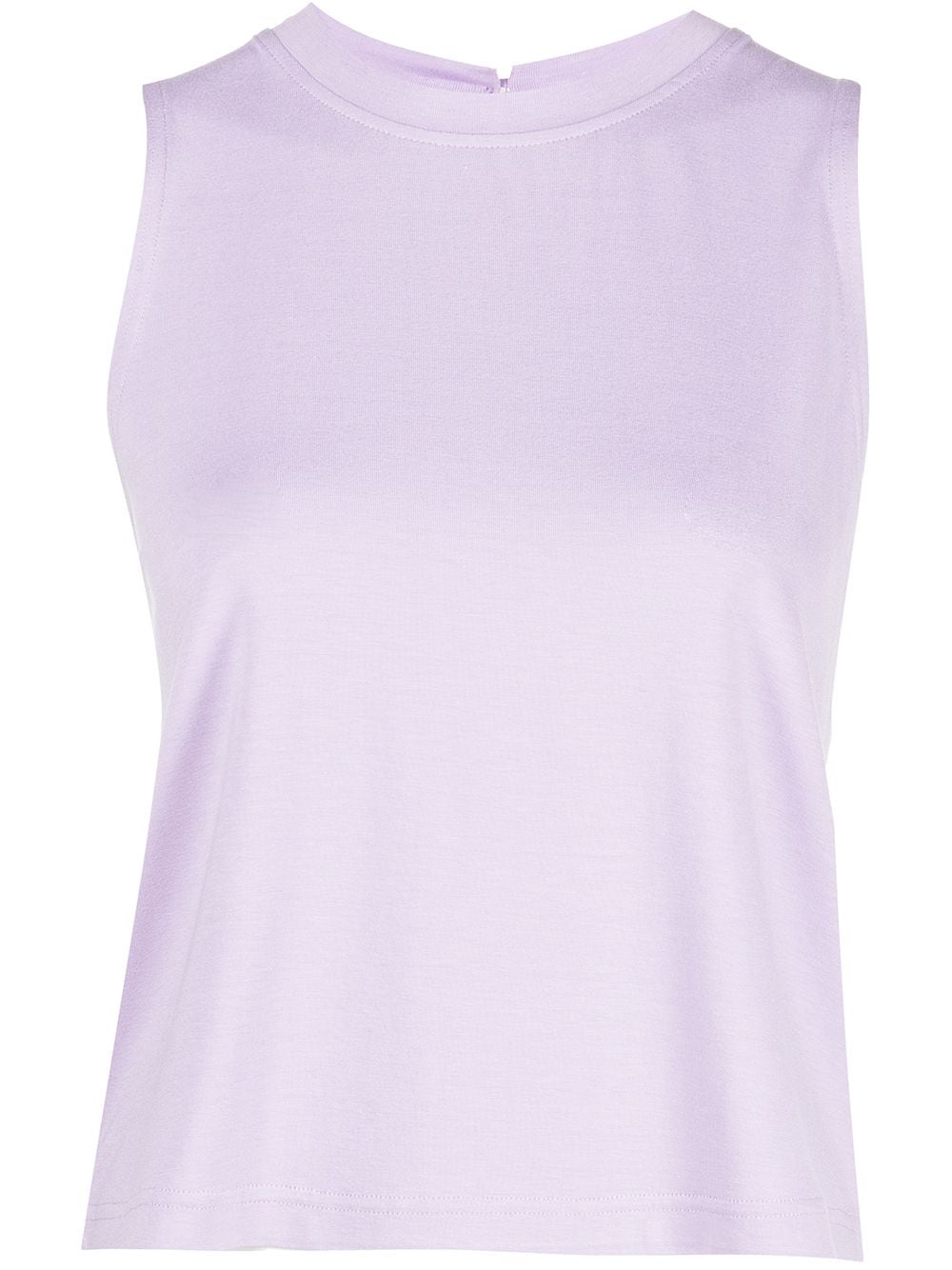 Marchesa Notte round neck cropped tank top - Purple von Marchesa Notte