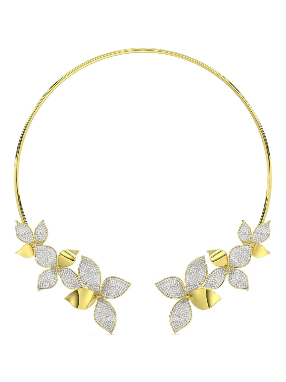 Marchesa 18kt yellow gold Wild Flower diamond necklace von Marchesa