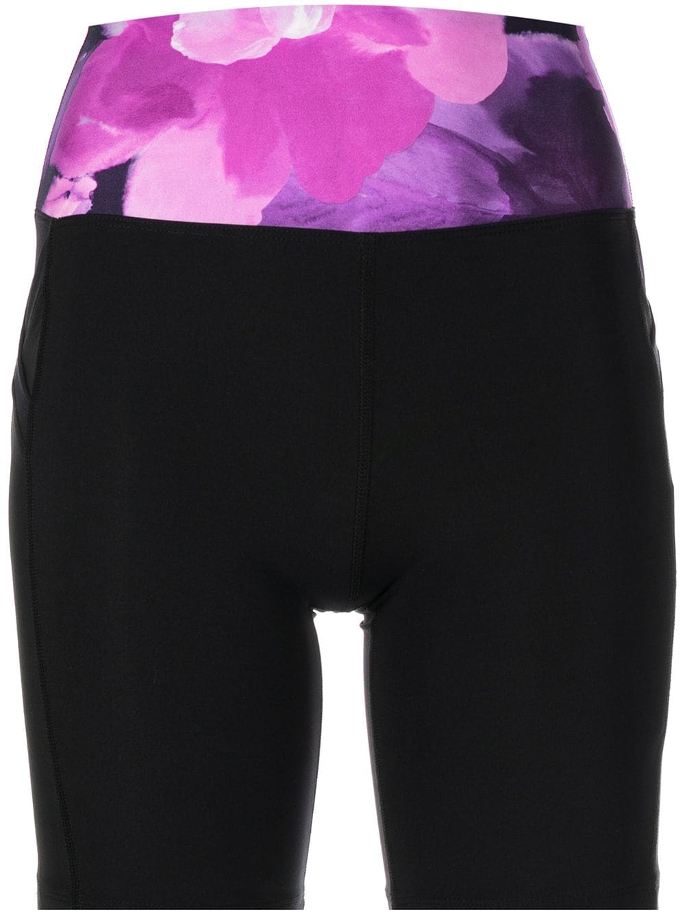 Marchesa abstract-pattern cycling-shorts - Black von Marchesa