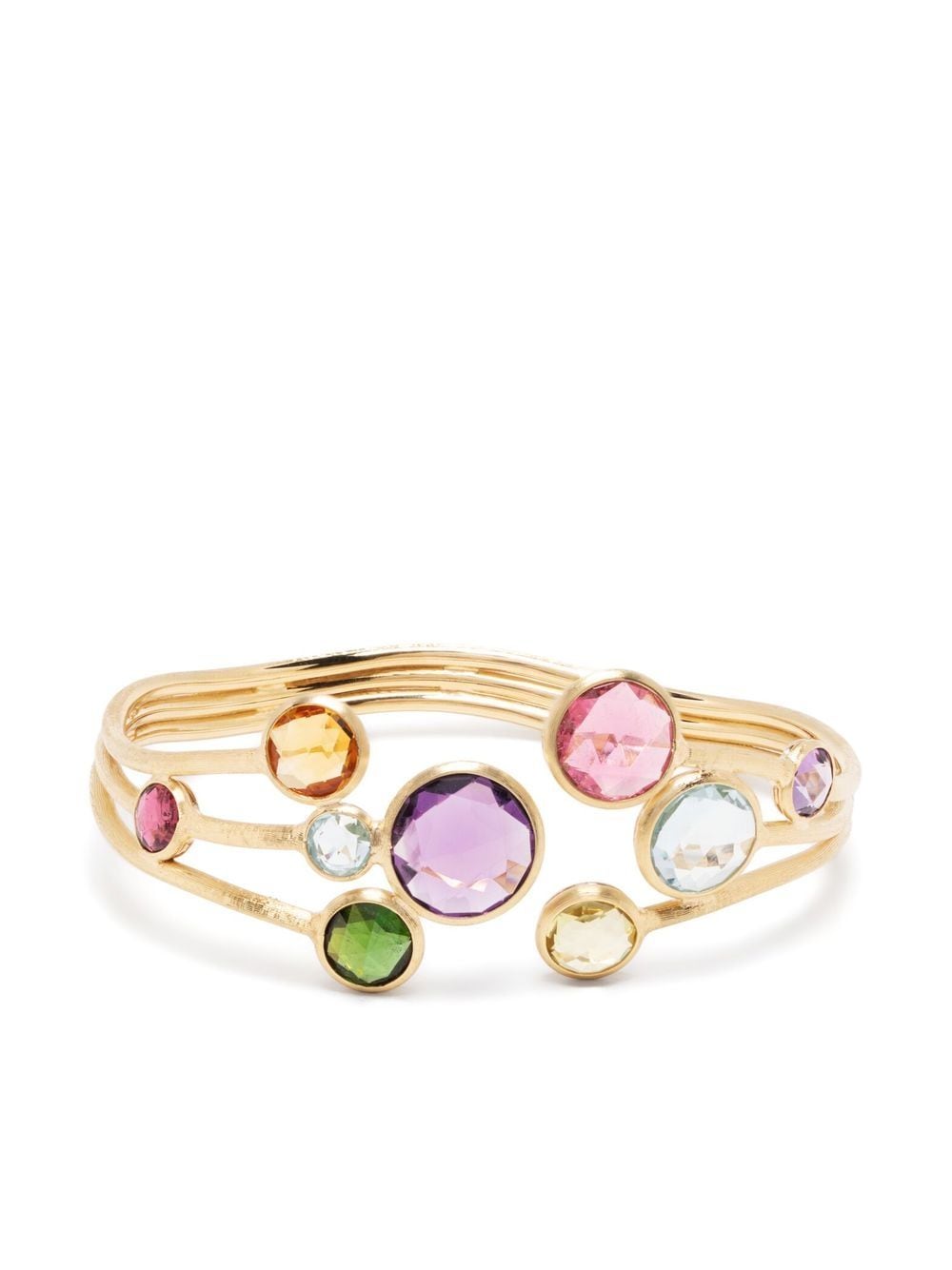 Marco Bicego 18kt yellow gold multi-stone cuff von Marco Bicego