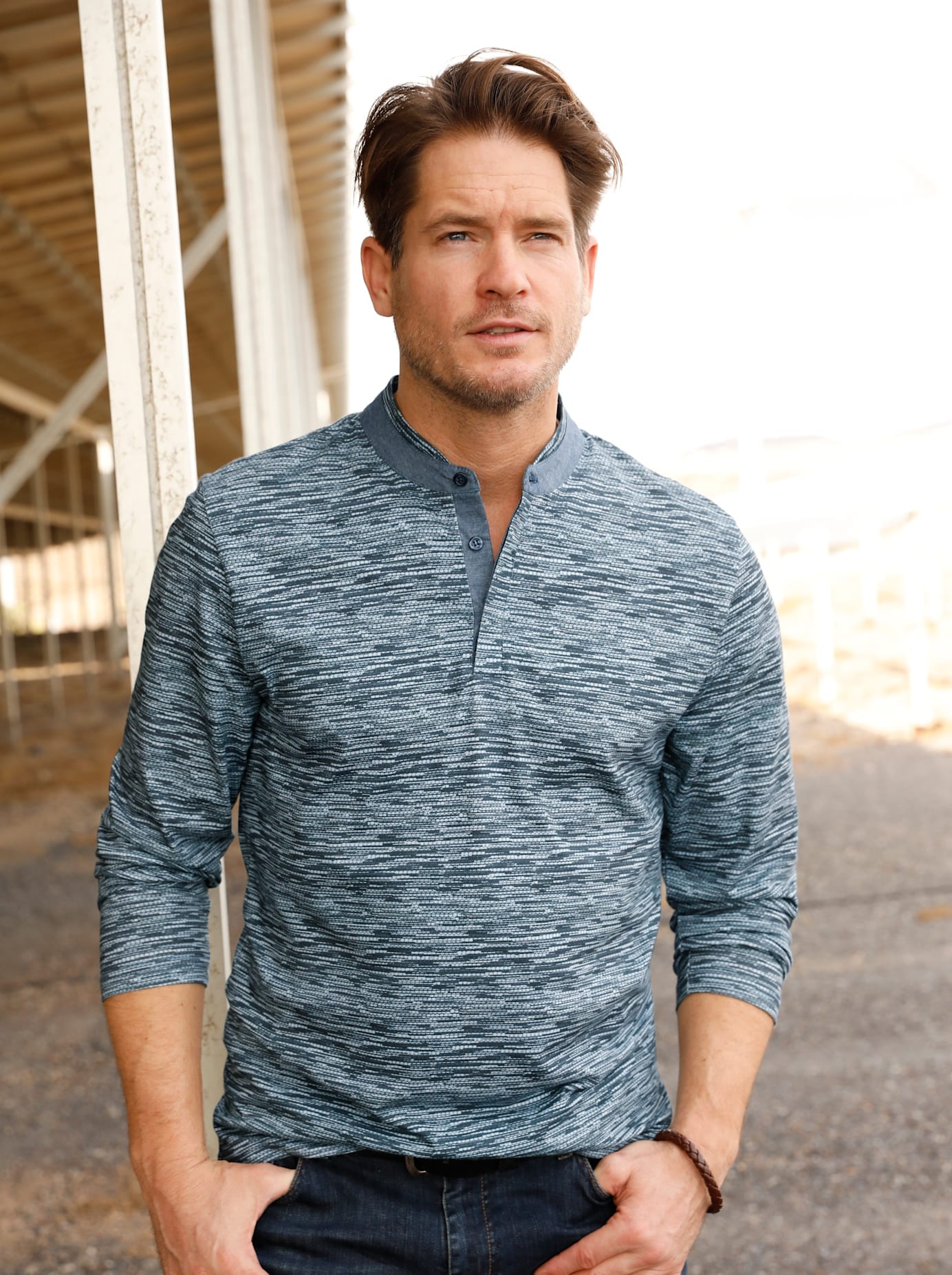 Langarmshirt »Langarm-Shirt« Langarmshirt »Langarm-Shirt« von Marco Donati