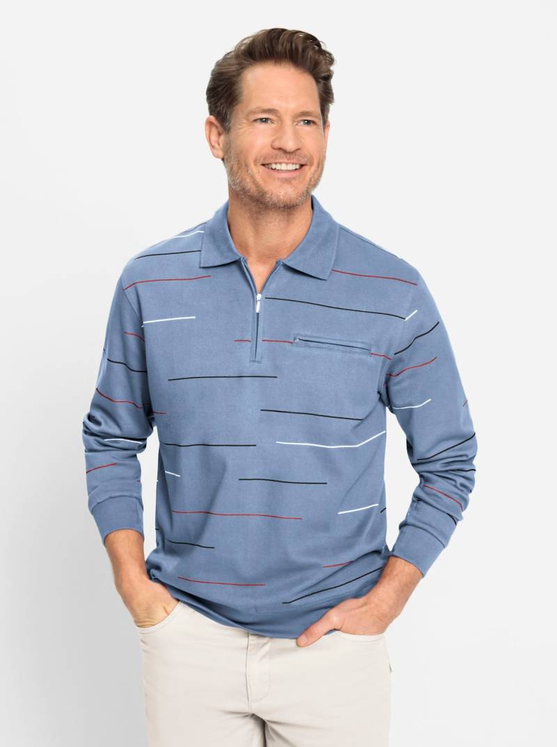Marco Donati Langarm-Poloshirt »Sweatshirt«, (1 tlg.) von Marco Donati