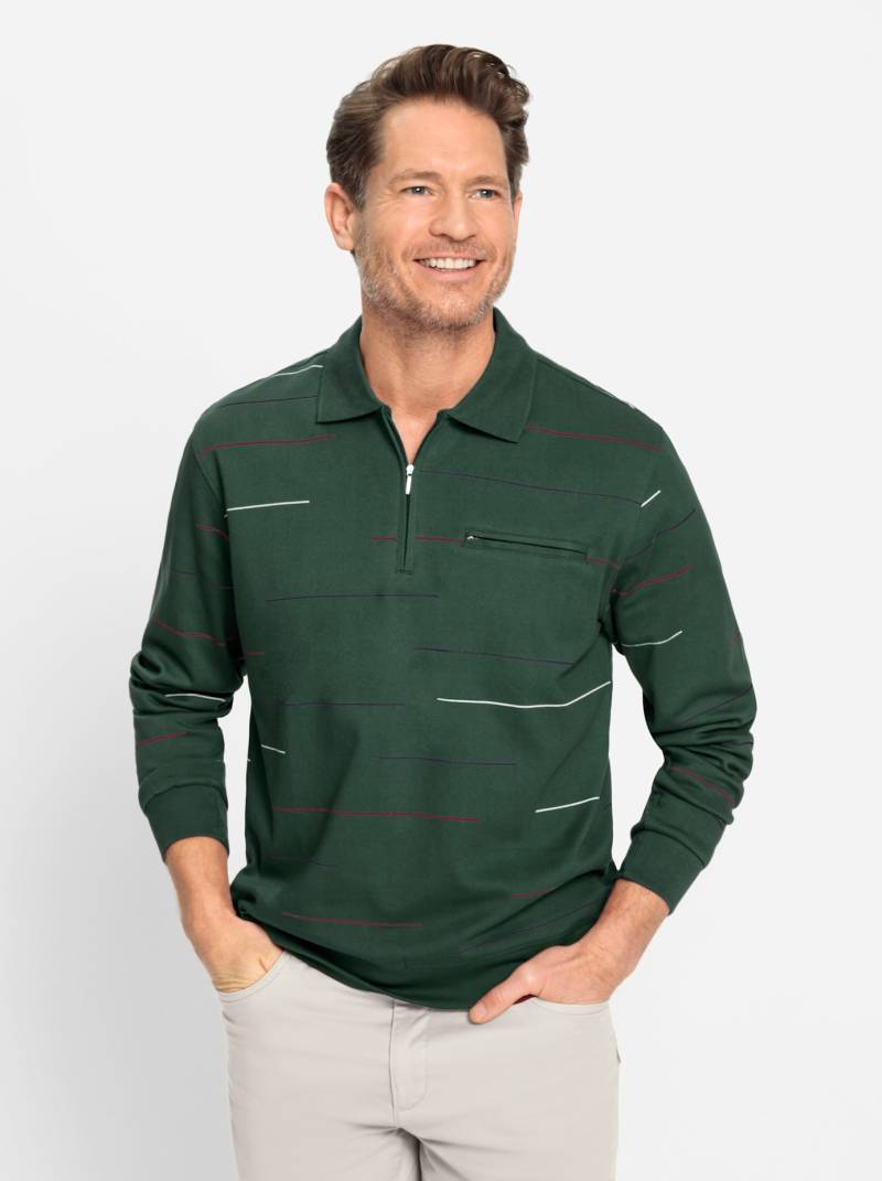 Marco Donati Langarm-Poloshirt »Sweatshirt«, (1 tlg.) von Marco Donati