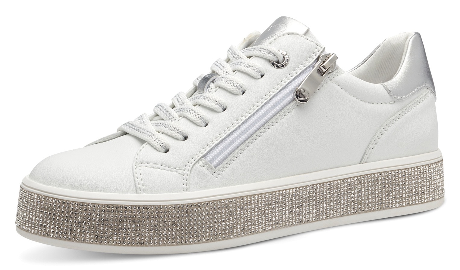 MARCO TOZZI Plateausneaker, Freizeitschuh, Halbschuh, Schnürschuh mit Kontrastbesatz MARCO TOZZI Plateausneaker, Freizeitschuh, Halbschuh, Schnürschuh mit Kontrastbesatz von Marco Tozzi