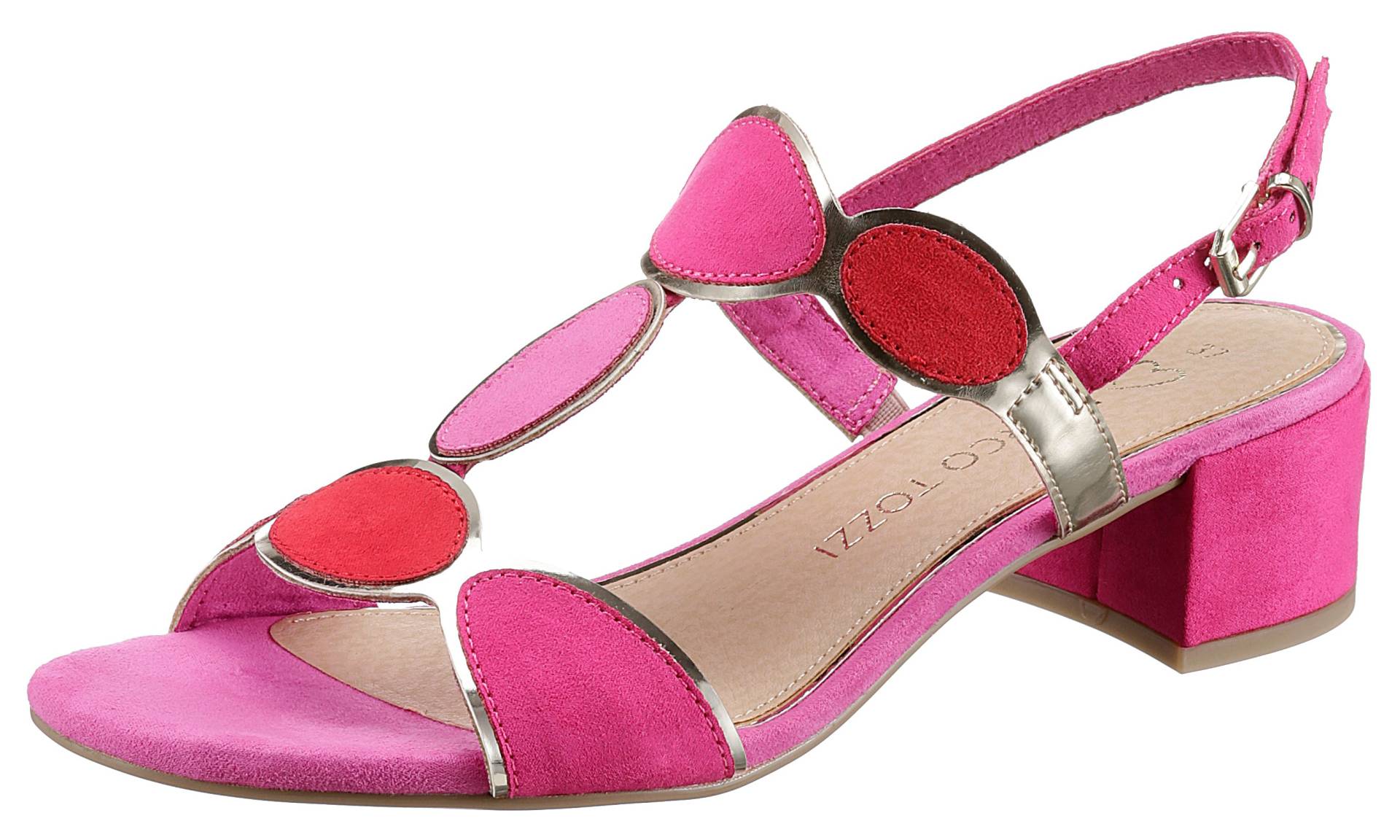 MARCO TOZZI Sandalette, Blockabsatz, Sommerschuh, Riemchensandale mit verstellbarer Schnalle MARCO TOZZI Sandalette, Blockabsatz, Sommerschuh, Riemchensandale mit verstellbarer Schnalle von Marco Tozzi