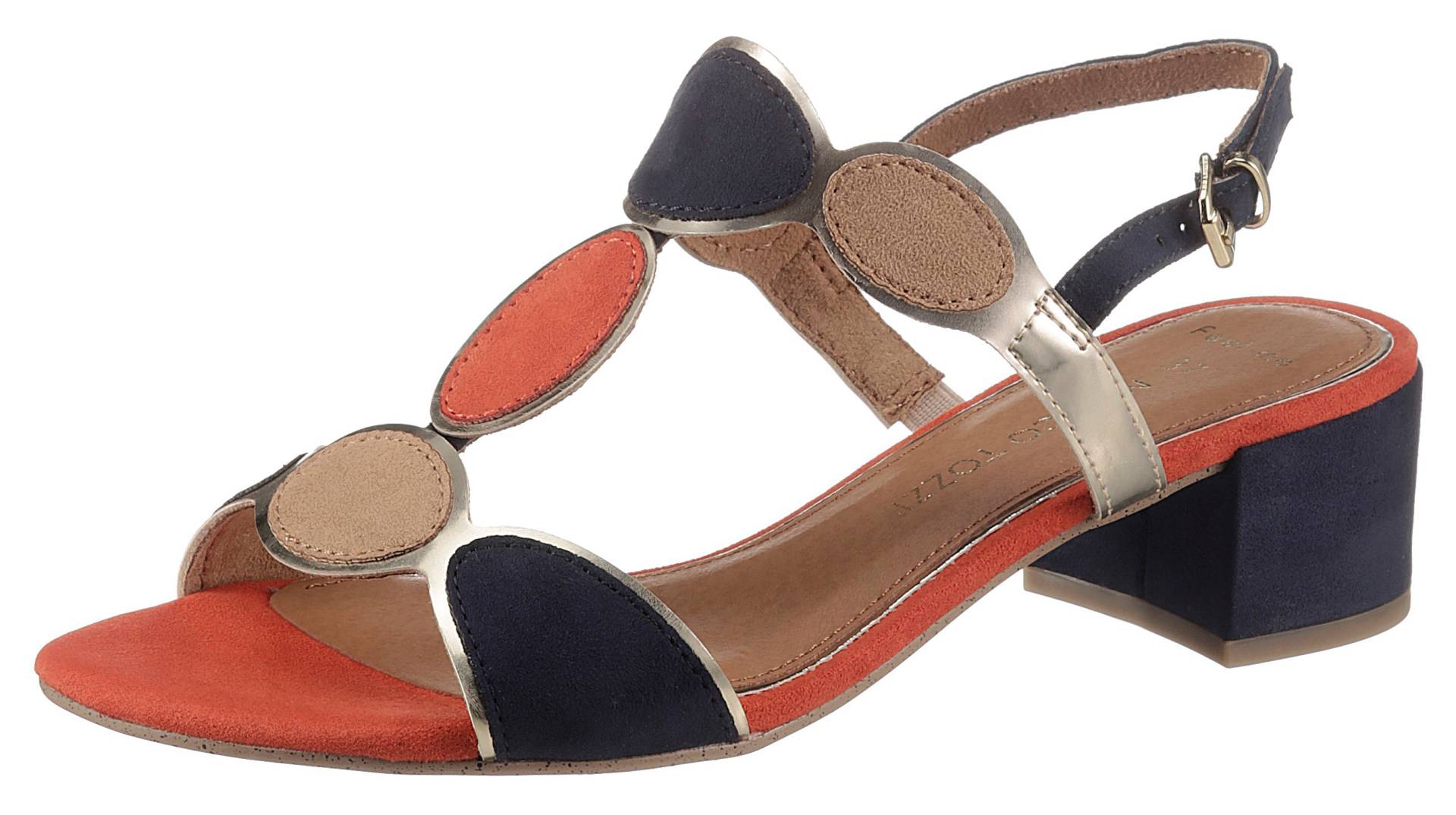 MARCO TOZZI Sandalette, Blockabsatz, Sommerschuh, Riemchensandale mit verstellbarer Schnalle MARCO TOZZI Sandalette, Blockabsatz, Sommerschuh, Riemchensandale mit verstellbarer Schnalle von Marco Tozzi