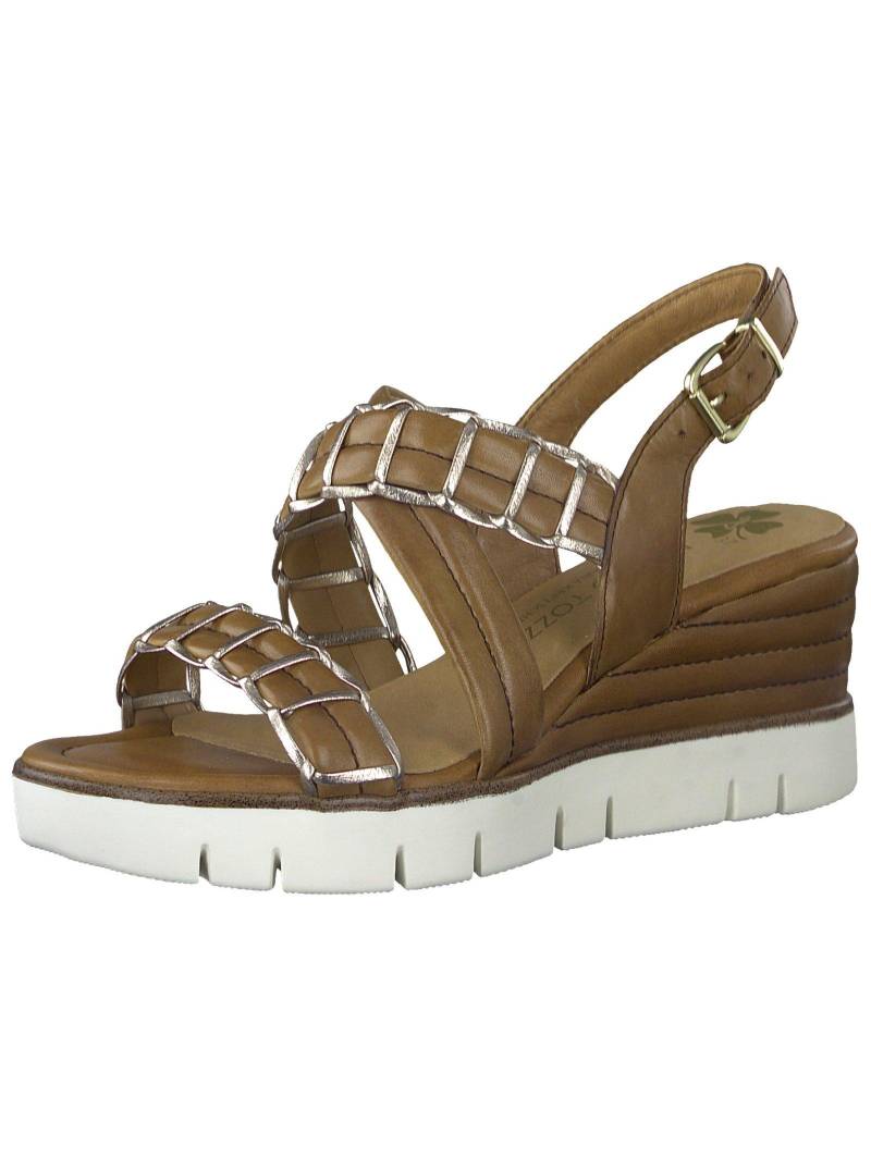 Sandalen Damen Cognac 37 von Marco Tozzi