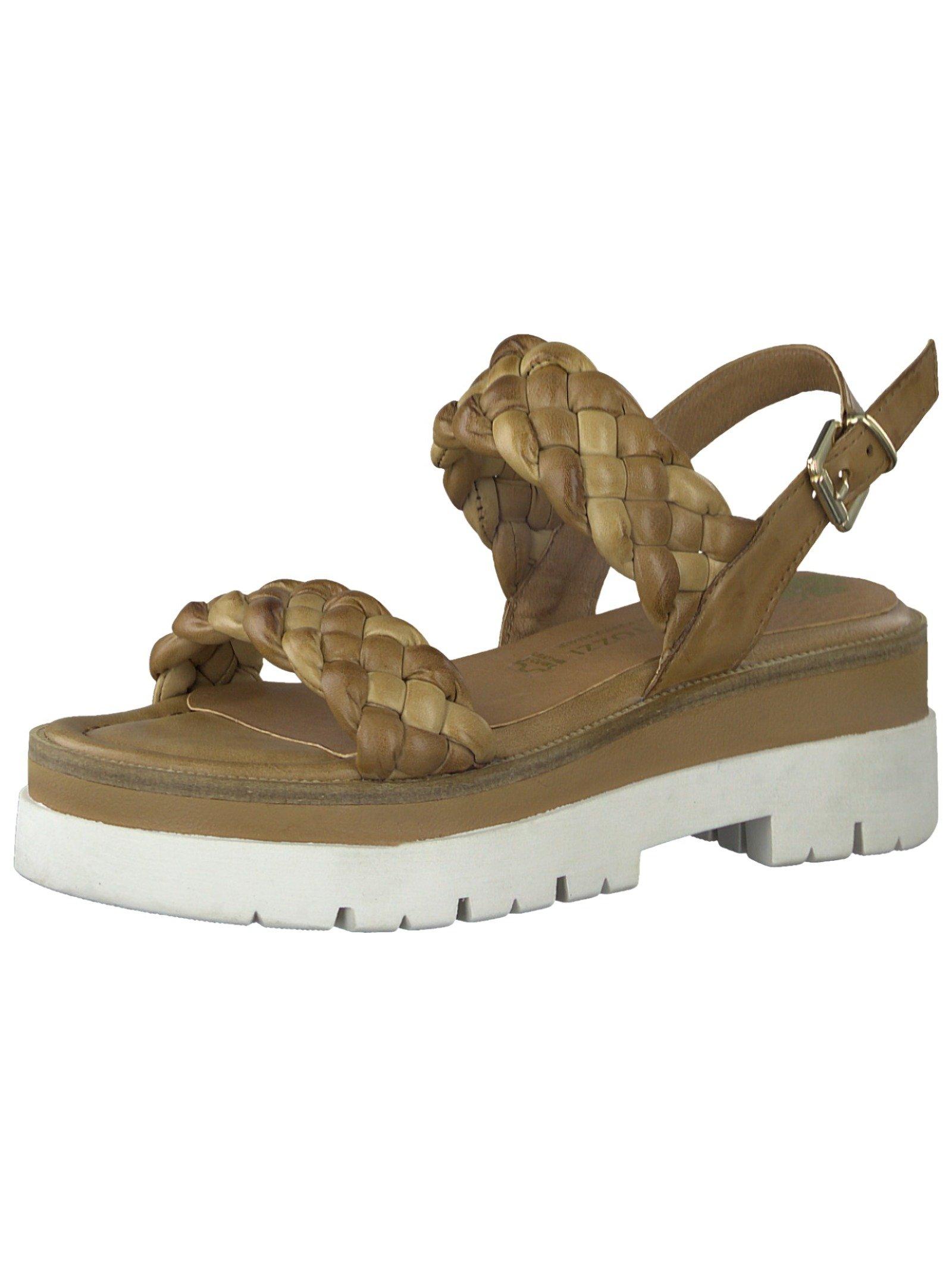 Sandalen Damen Cognac 37 von Marco Tozzi