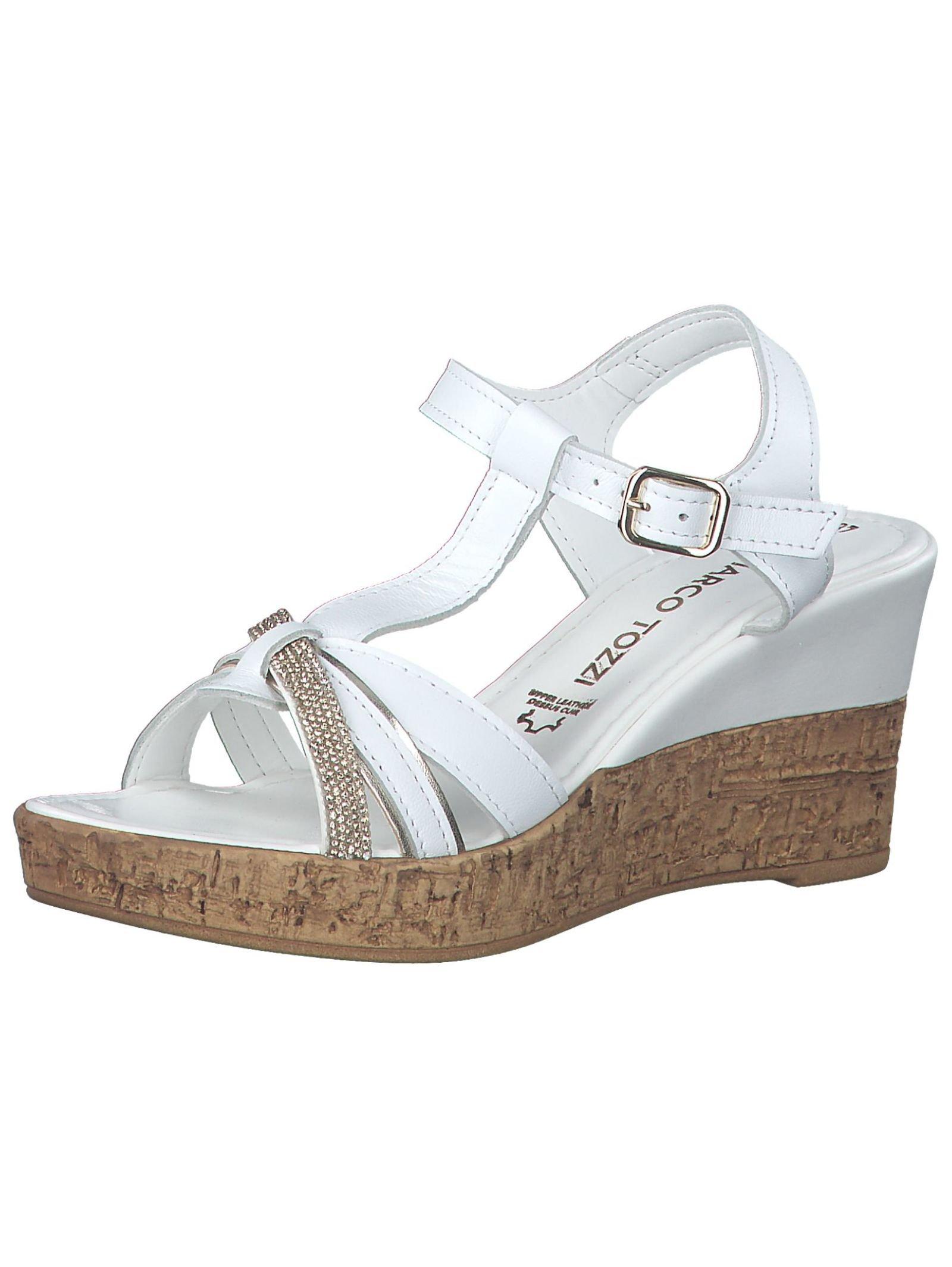 Sandalen Damen Weiss 40 von Marco Tozzi