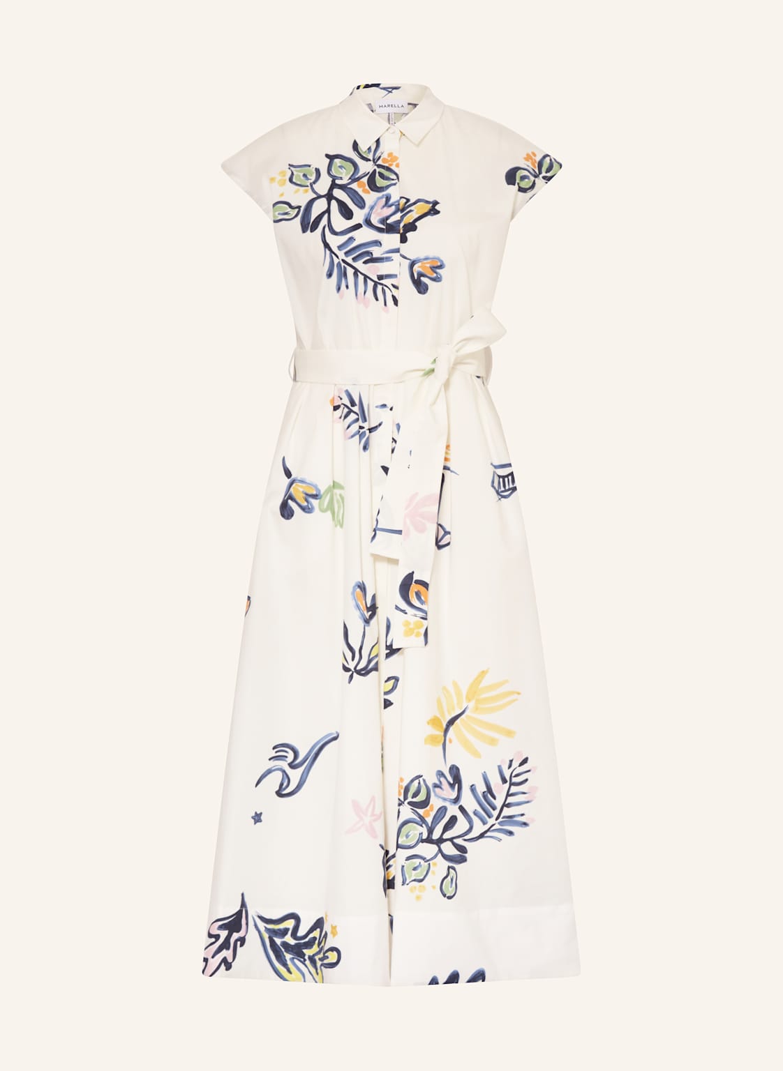 Marella Hemdblusenkleid weiss Marella Hemdblusenkleid weiss von Marella