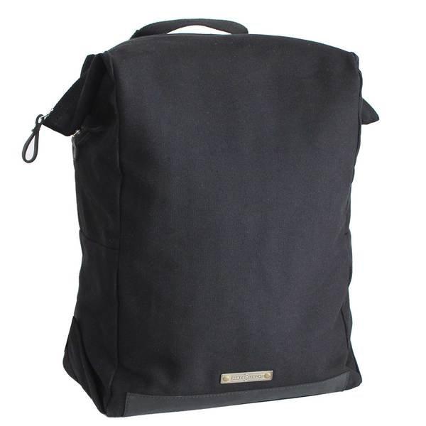 Canvas Rucksack Evon 1 Black Herren Anthrazit von Margelisch