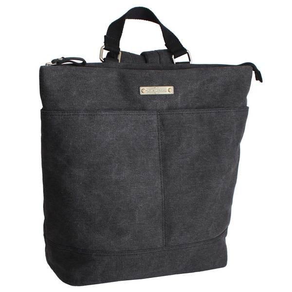 Canvas City-rucksack Amini 1 Charcoal Herren Charcoal Black von Margelisch