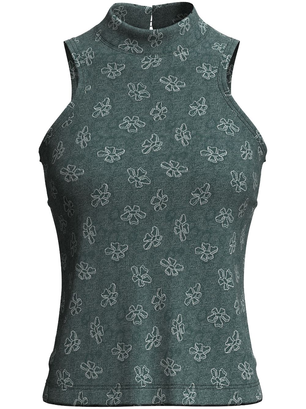 Margherita MACCAPANI Kendra monogram-jacquard top - Green von Margherita MACCAPANI