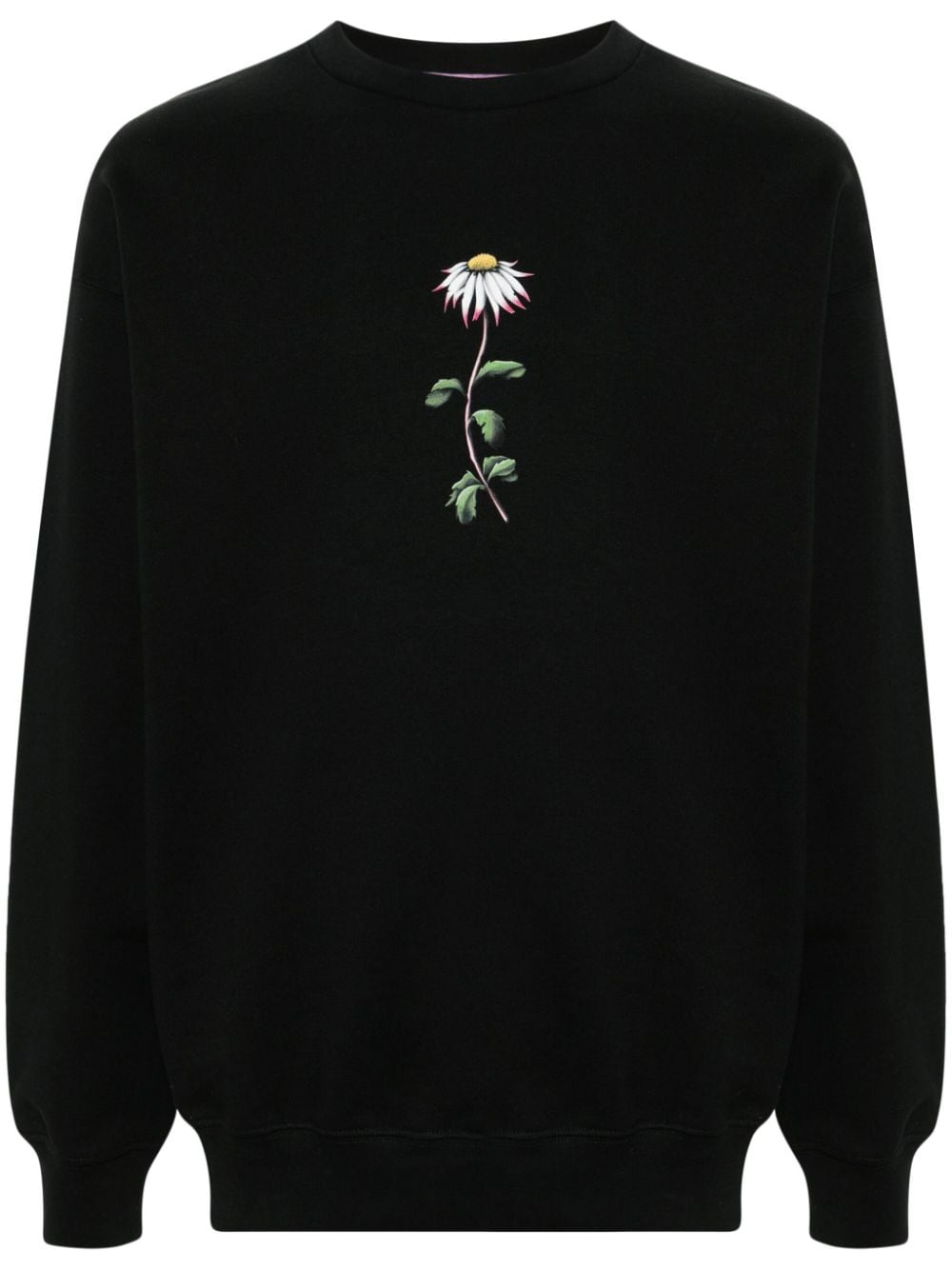 Margherita MACCAPANI Macca floral-print sweatshirt - Black von Margherita MACCAPANI